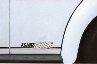 logo Jeans Bug latéral